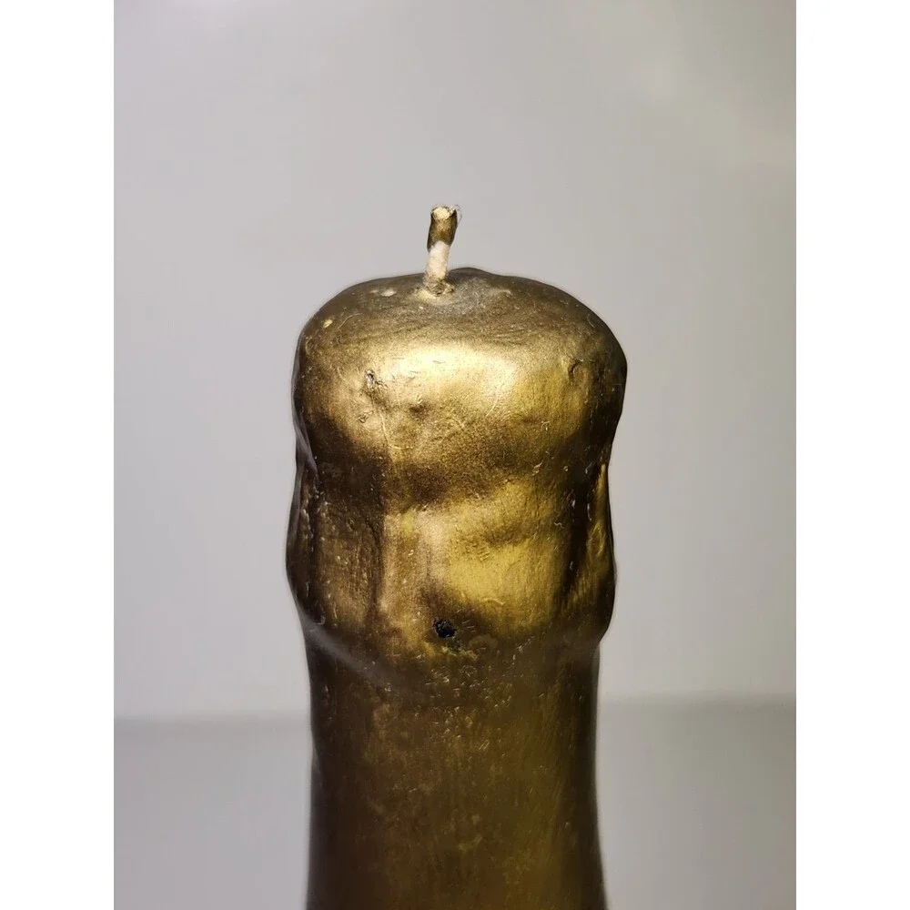 Champagne Bottle Candle Chateau Metro Vintage 12